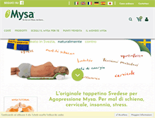 Tablet Screenshot of mysa.it